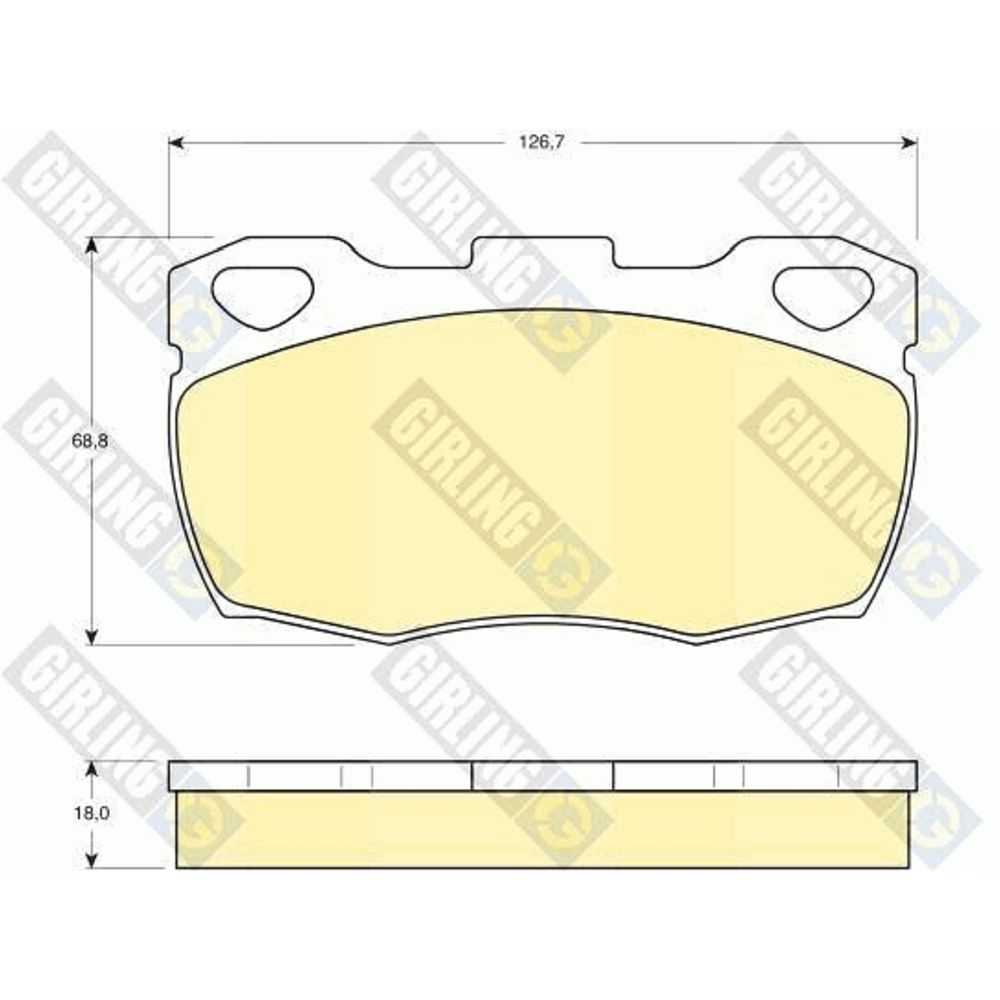 Piduriklotside komplekt 97-22969