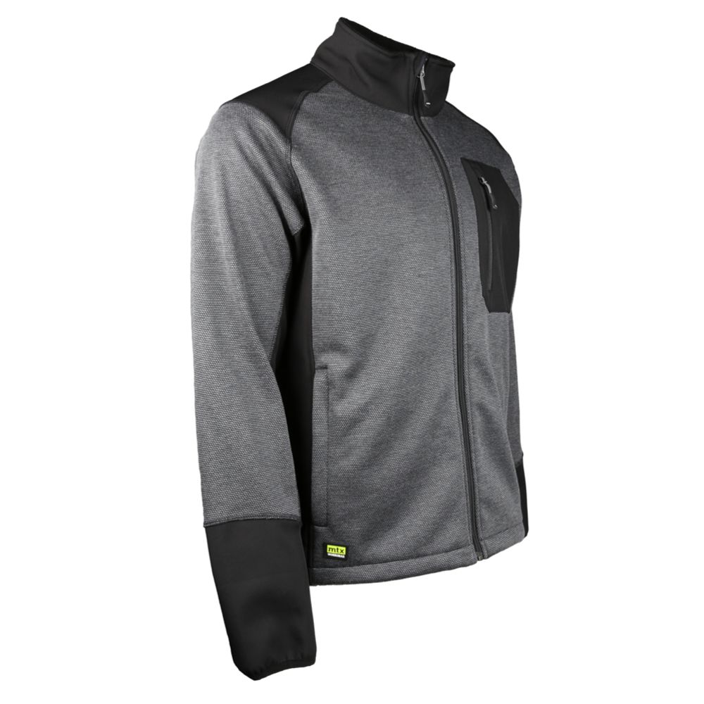 MTX Workgear neulostakki tummanharmaa/musta S