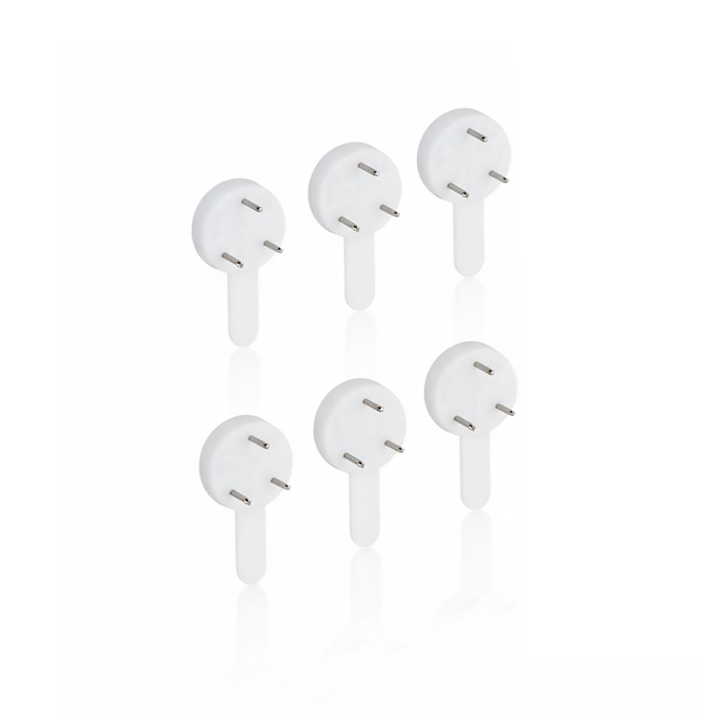 Arctic Design liten tavlekrok i plast vit 6 st.