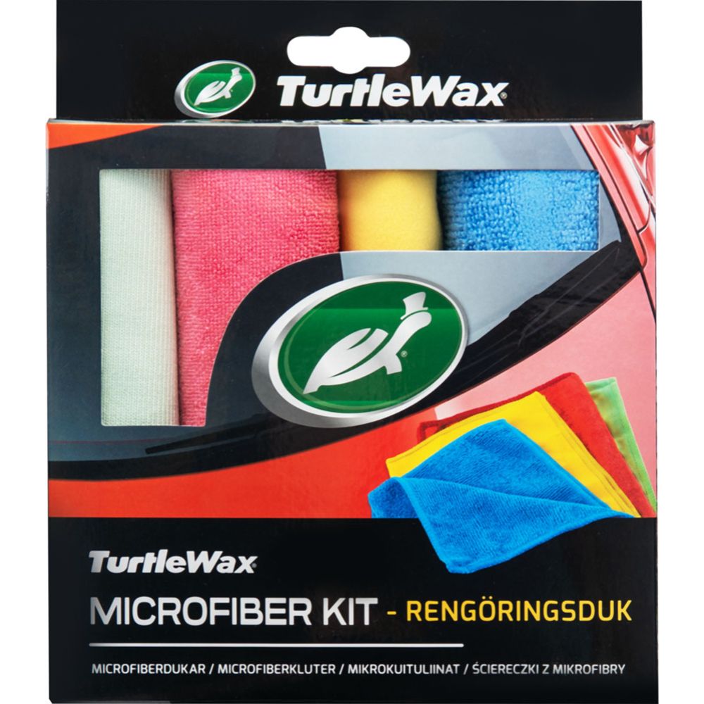 Turtle Wax Microfiberduk Kit 4 st.
