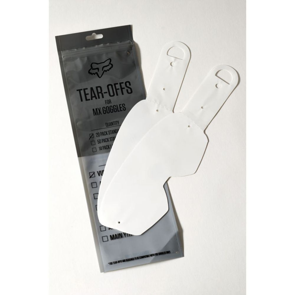 Fox Airspace/Main II lamineeritud Tear off eemaldatavad kiled 20 tk