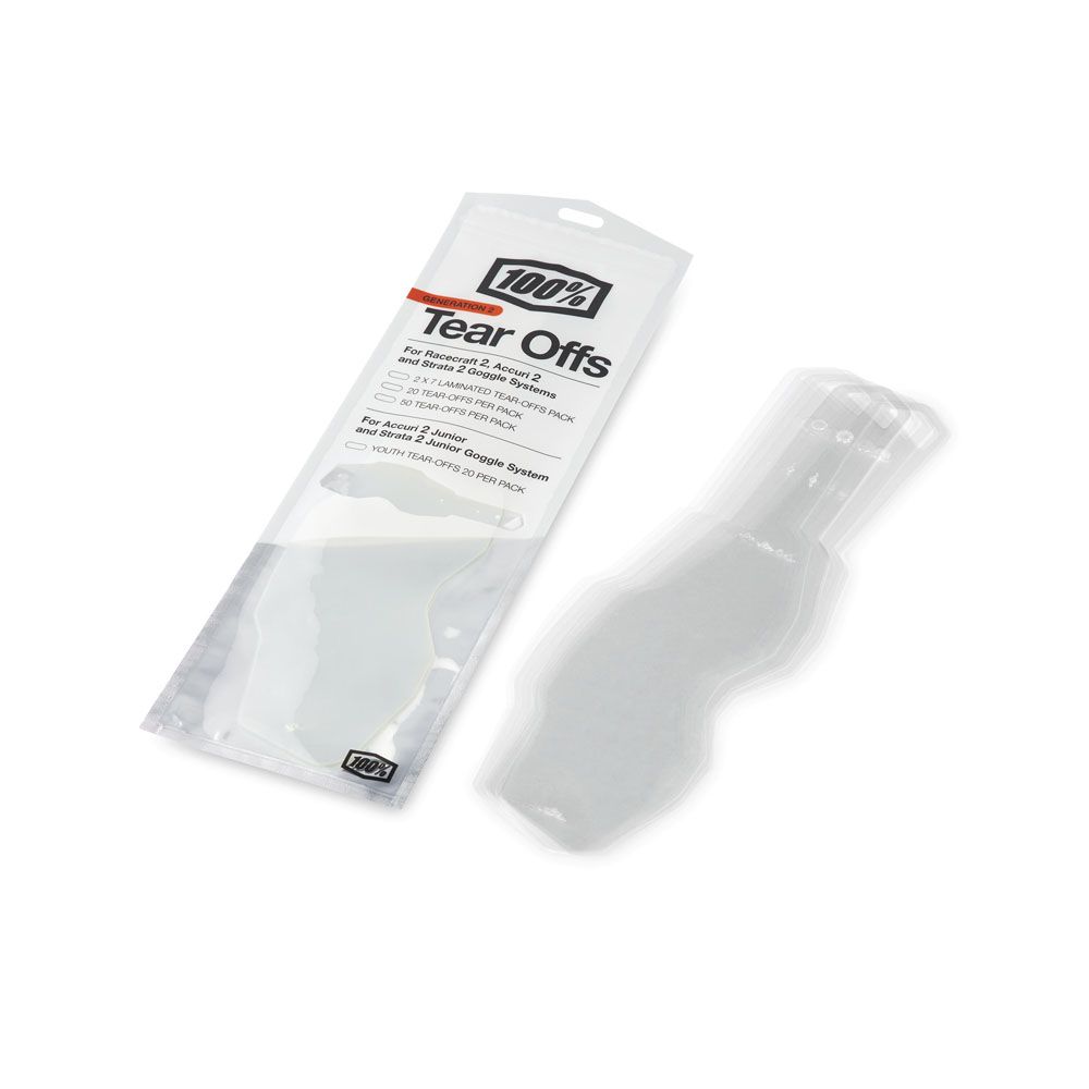 100% AC2/ST2 Junior Tear Off-filmer 20 st.