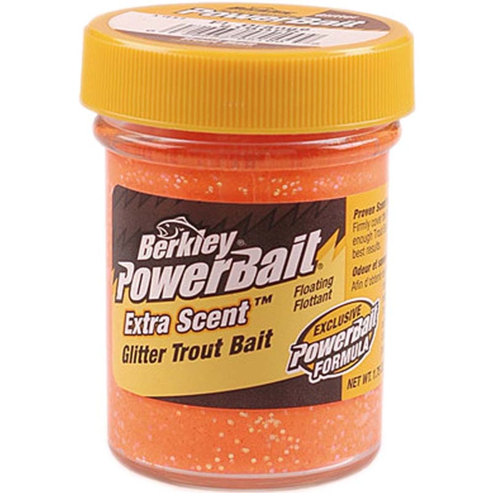 Berkley PowerBait® Glitter Trout syöttitahna valkoinen glitter 50 g
