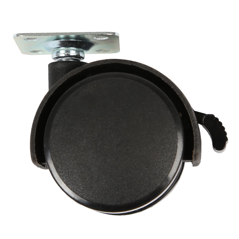 Kalustepyörä 50 mm jarrulla laippakiinnitys