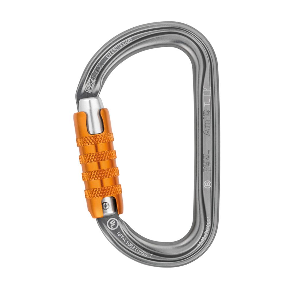 Petzl sulkurengas AM'D triact -lukitus
