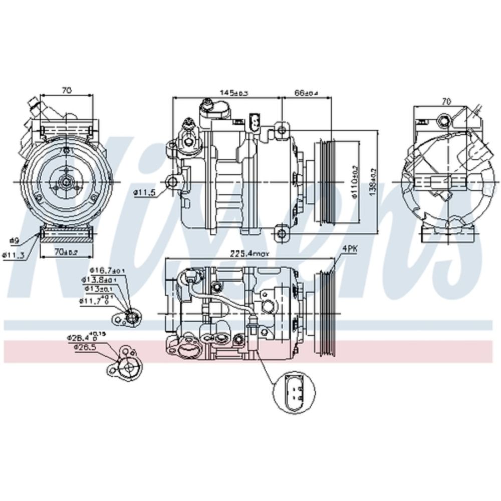 Ilmastointilaitteen kompressori 30-8148