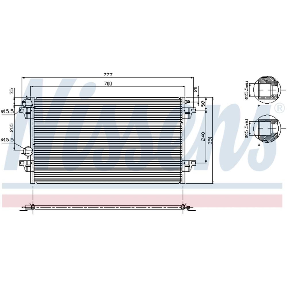Kliimaseadme kondensaator 30-00541