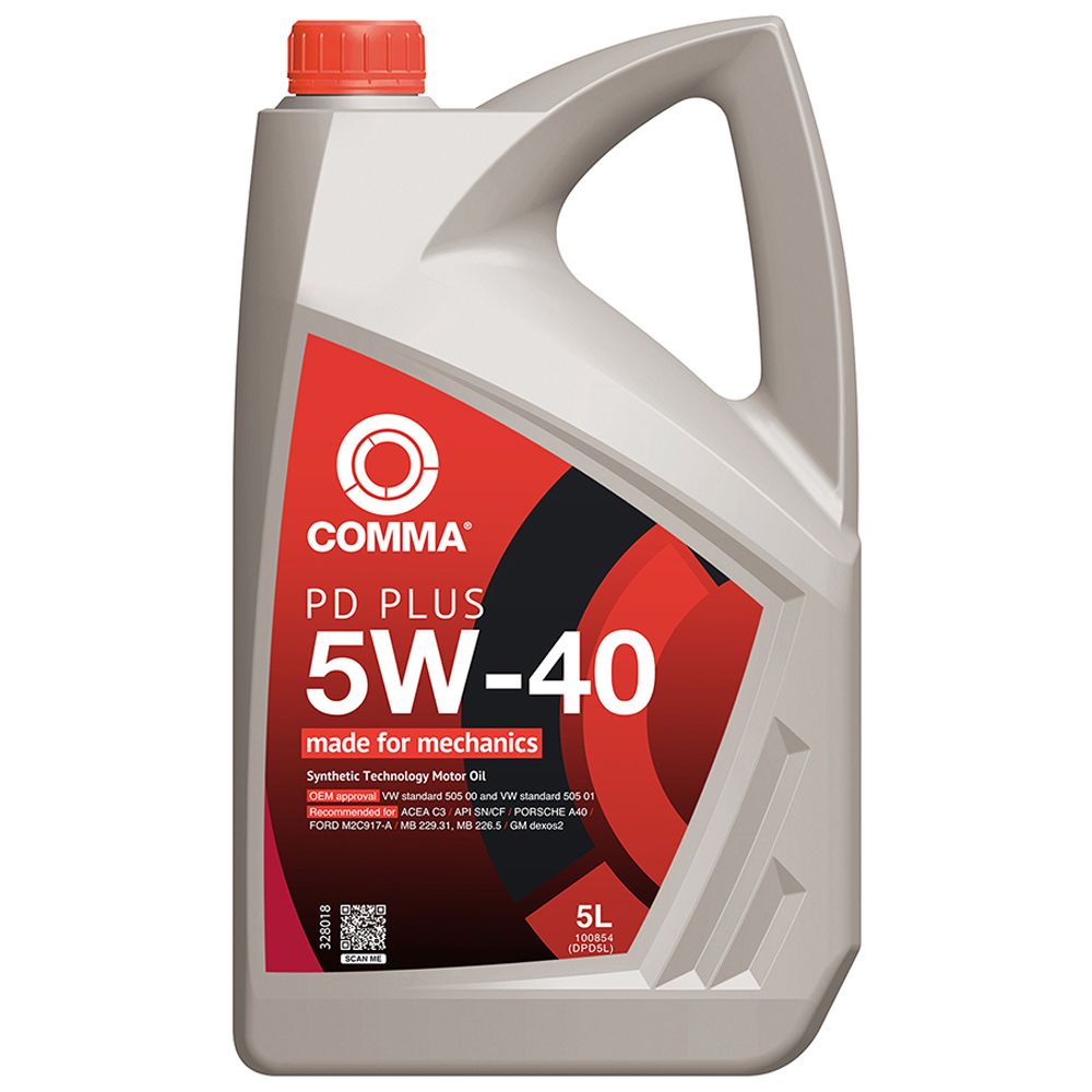 Comma PD Plus 5W-40 Diesel/DPF 5 l moottoriöljy