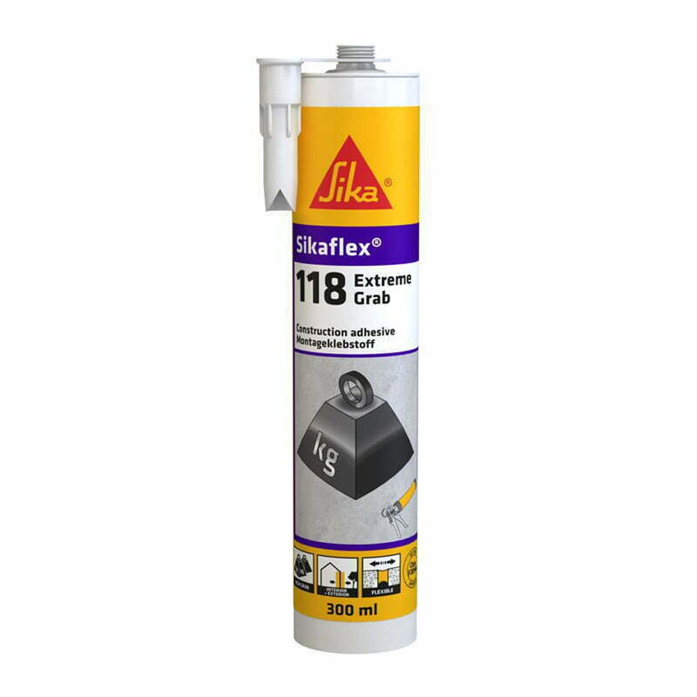 Sikaflex 118 Extreme Grab ehitusliim, 290 ml