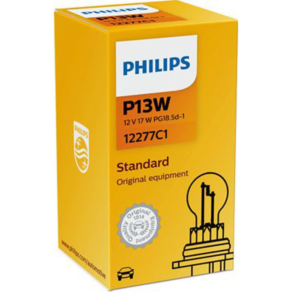 Philips PG18.5D-1 plastsokliga pirn 12 V 13 W (P13W)