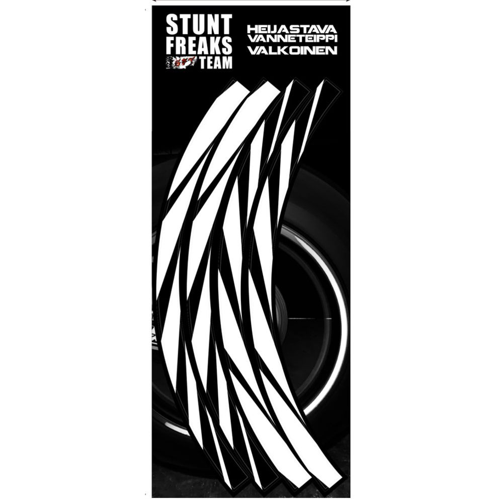 Stunt Freaks Team helkur-veljeteip kollane