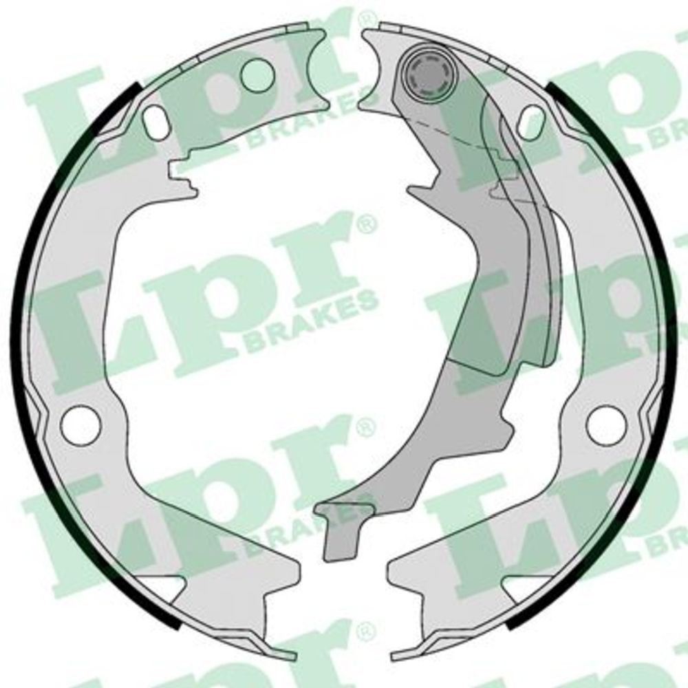 Bromsbackar, sats, parkeringsbroms 22-3527