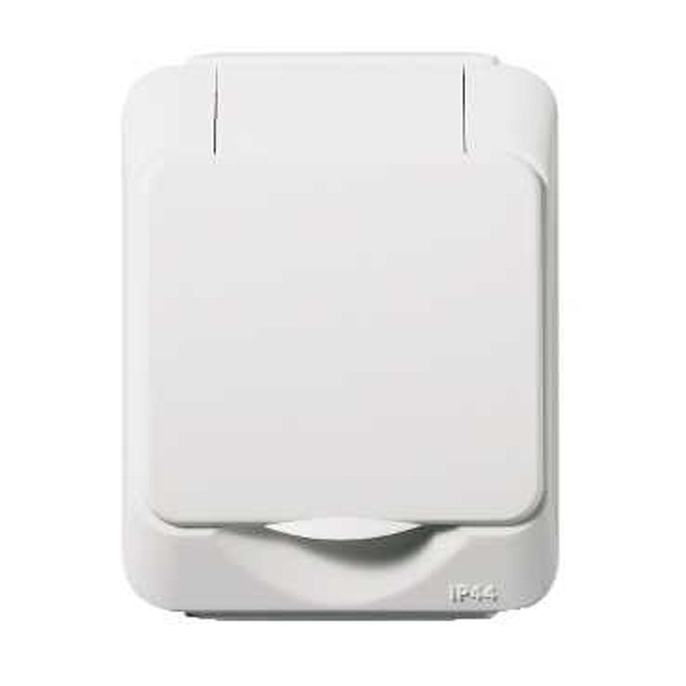 Schneider Electric 1-osainen pintapistorasia IP44