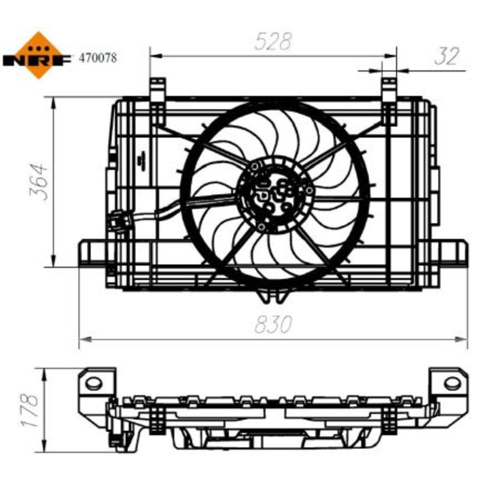 Mootorijahutuse ventilaator 13-01358