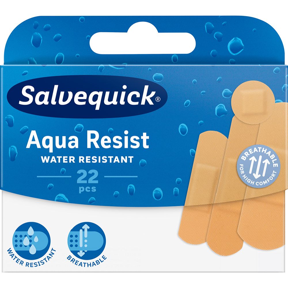 Salvequick Aqua Resist muovilaastari 22kpl
