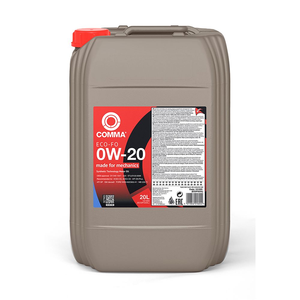 Comma Eco-FO 0W-20 20 l moottoriöljy