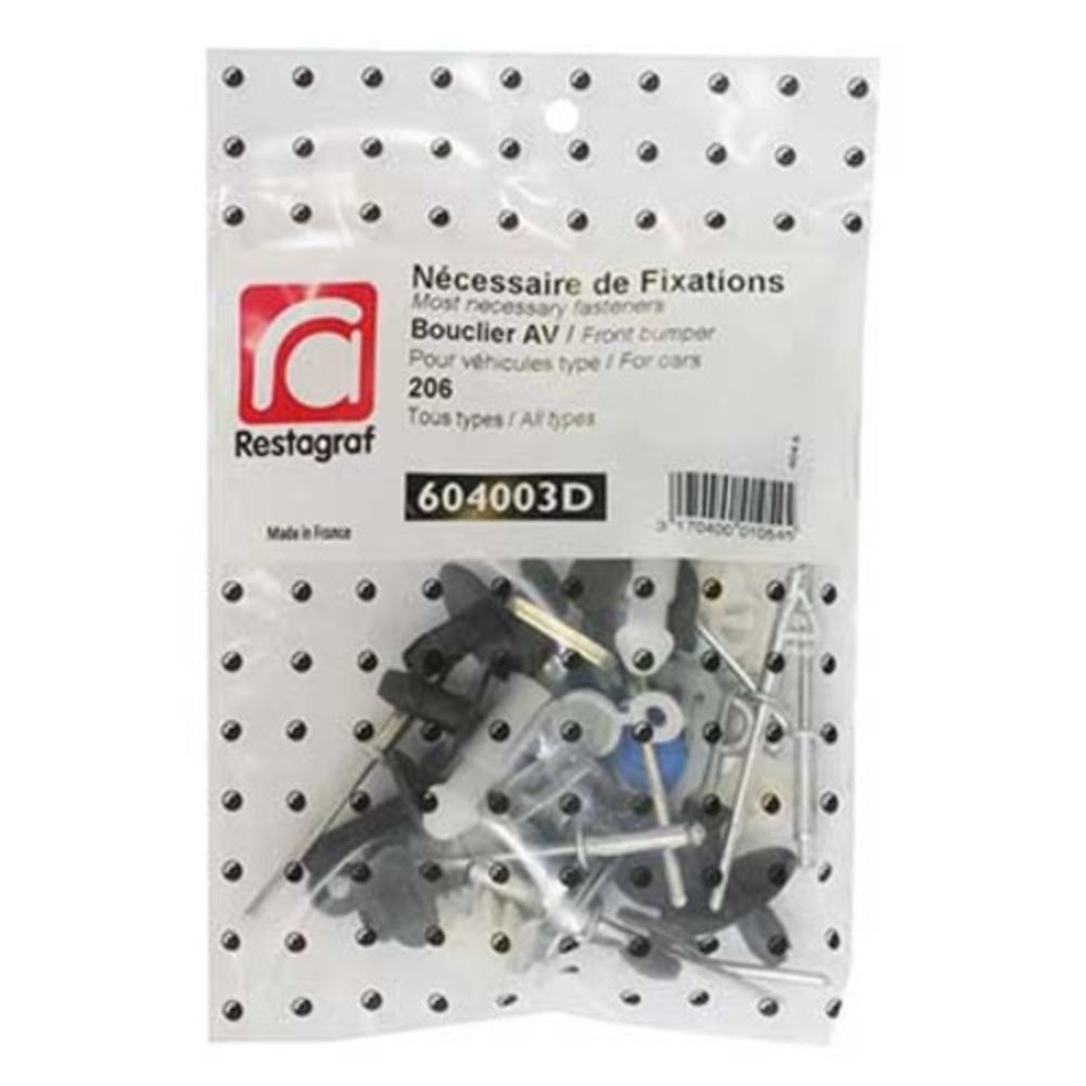 Kinnituskomplekt Peugeot esipamper 604003D 30 osa
