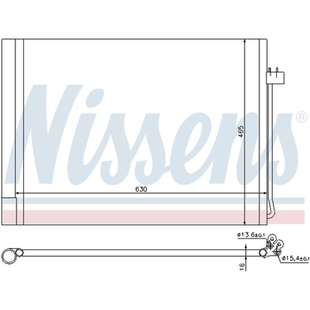 Ilmastointilaitteen lauhdutin 30-00494