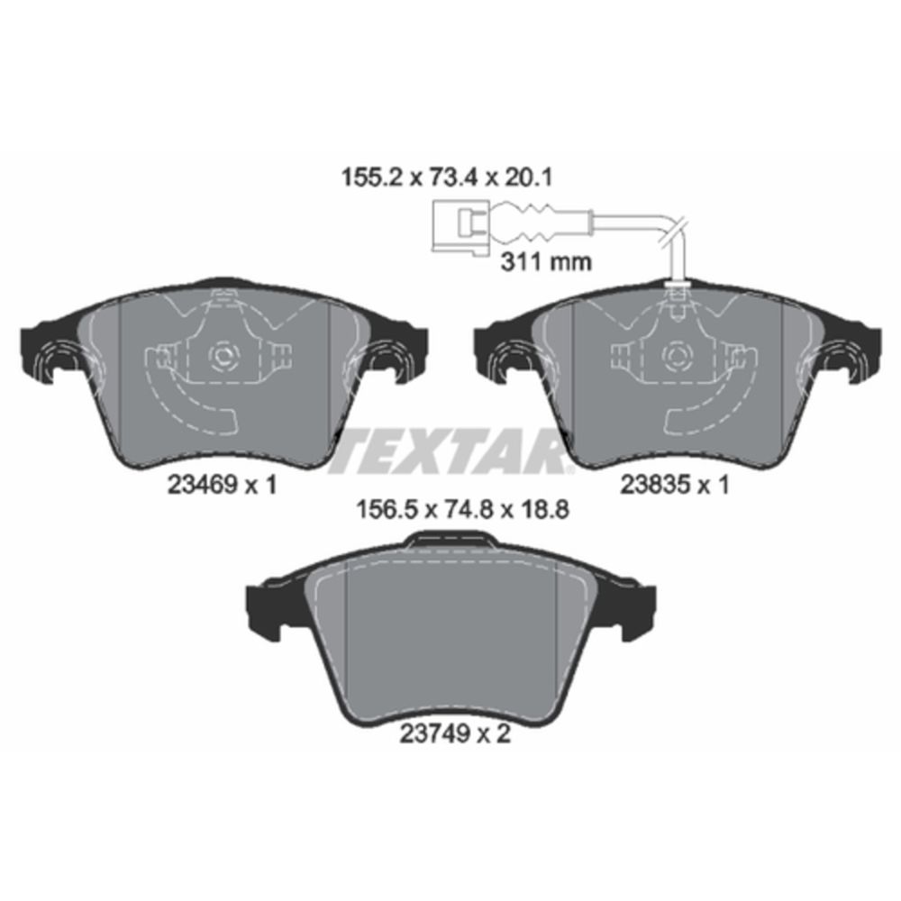 Piduriklotside komplekt 97-23142