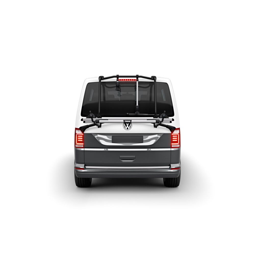 Thule WanderWay Platform 2 911 jalgrattahoidik tagaluugi külge VW T6 Transporter