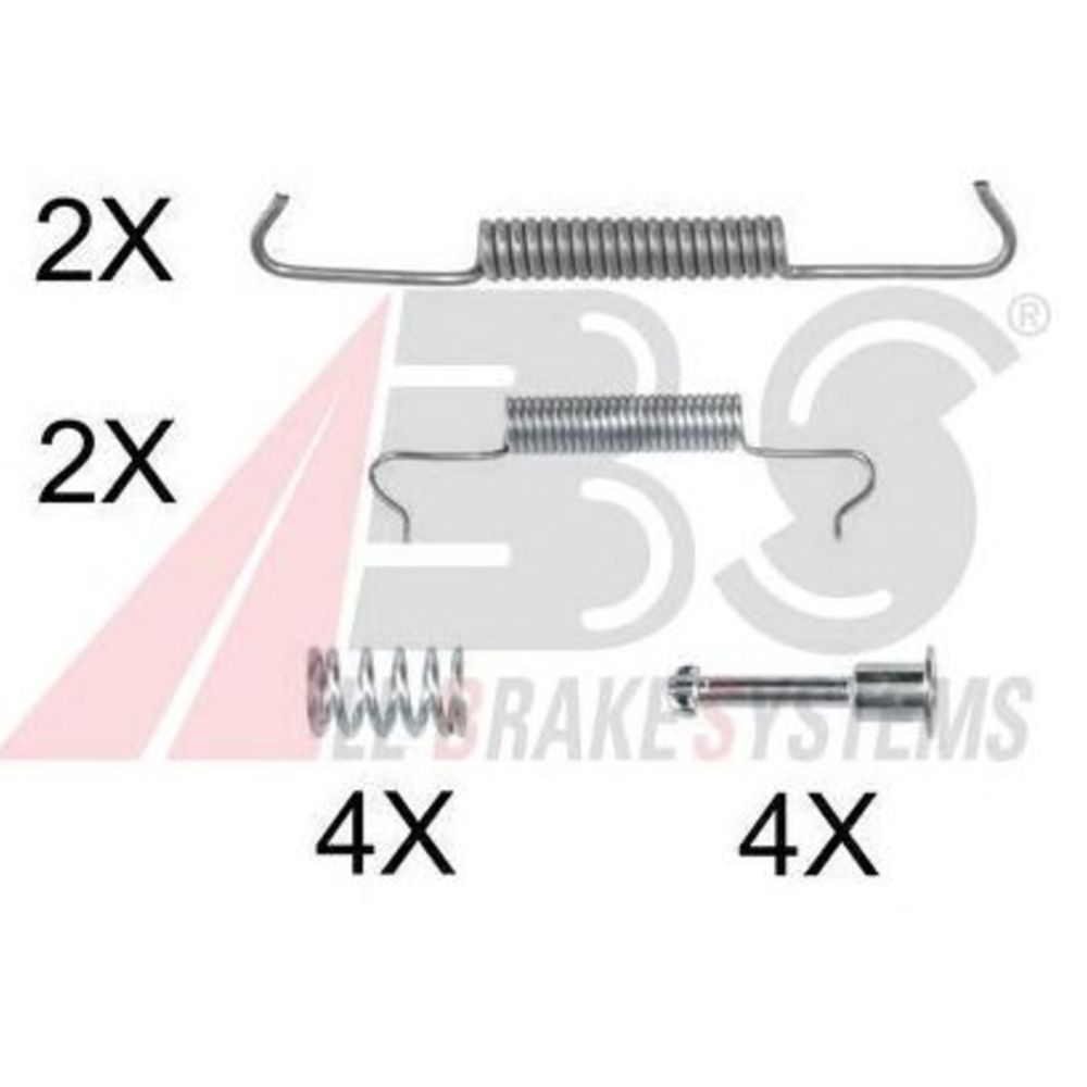 Käsijarrukenkien asennussarja 23-0887