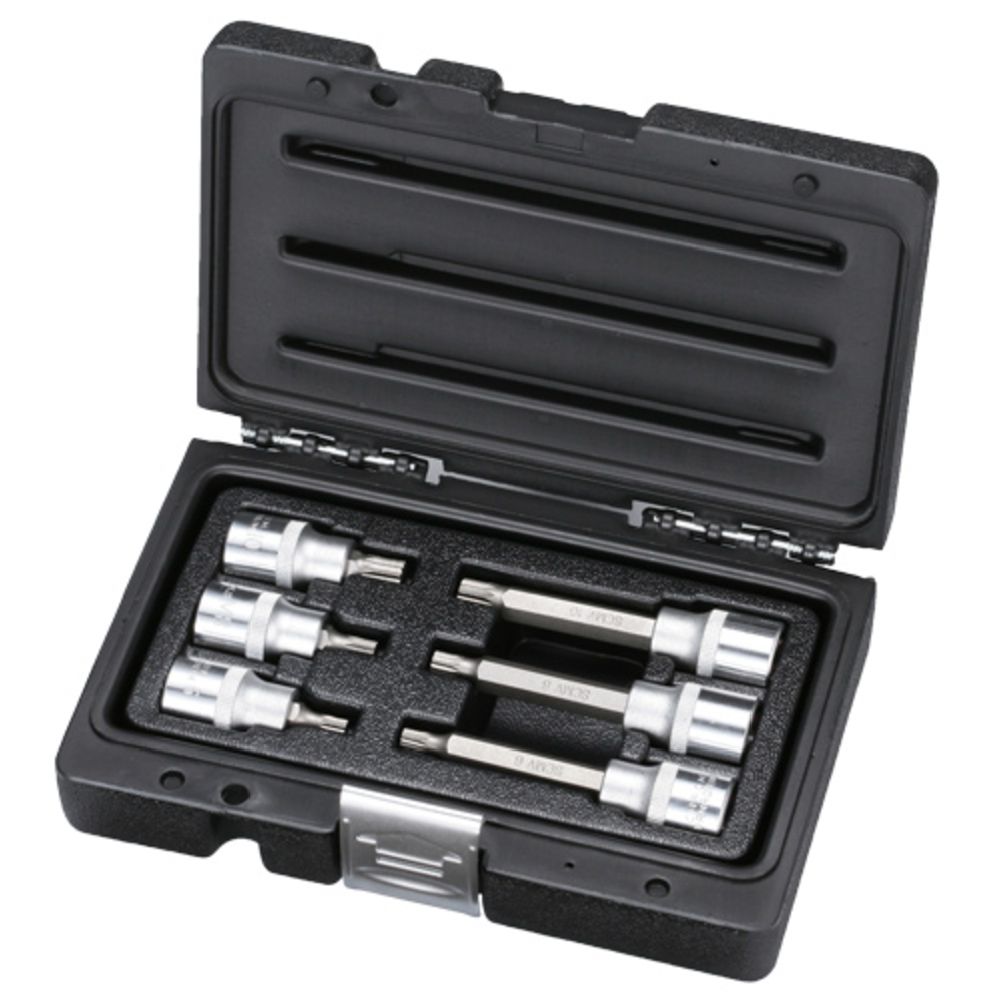 MTX Tools XZN-bitshylsor M6–M12 1/2" 6 delar