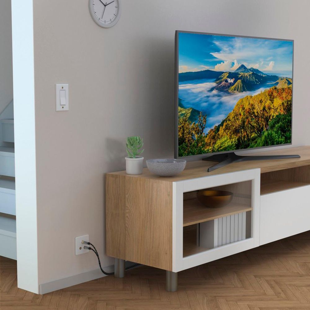 Hama Antennikaapeli, Coax uros - Coax naaras, 5,0 m, 120 dB, musta