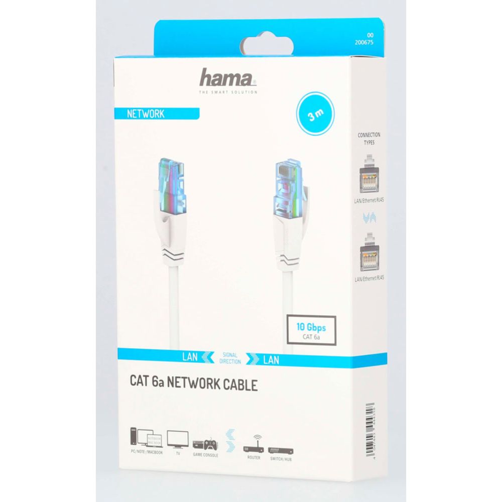 Hama võrgukaabel CAT-6a RJ45 isane - RJ45 isane U/UTP 3,0 m