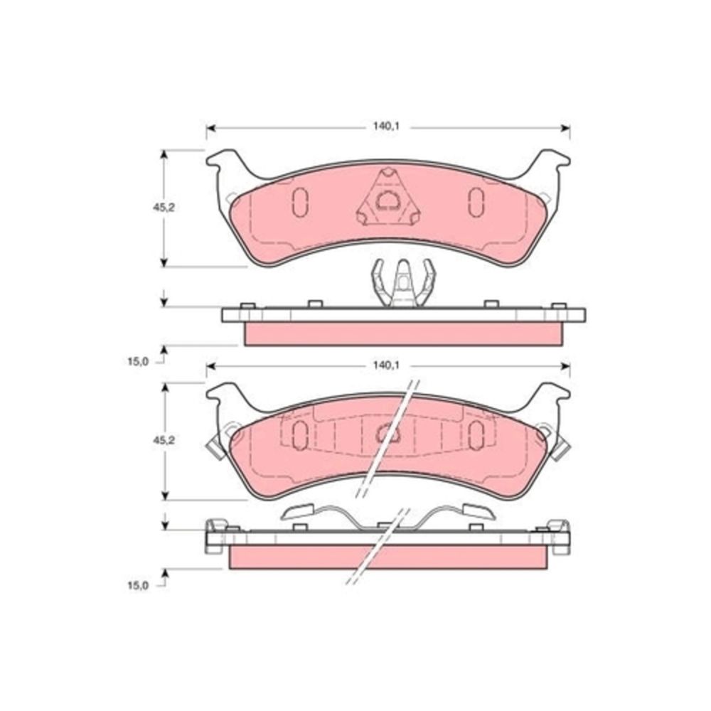 Piduriklotside komplekt 97-23048