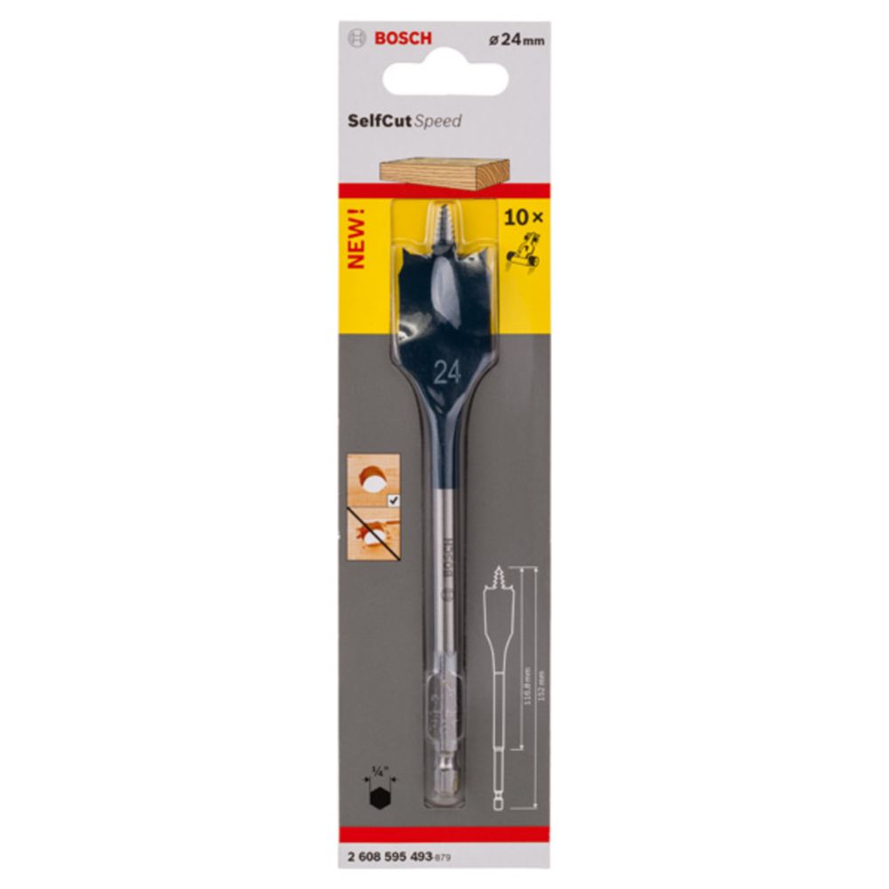 Bosch SelfCut puuporanterä latta 24 mm