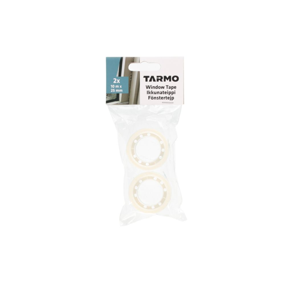 Tarmo ikkunateippi 25 mm x 10 m, 2 kpl