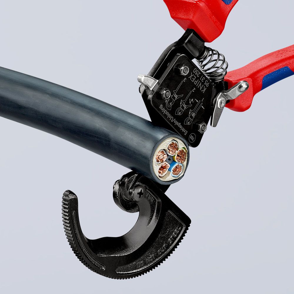 Knipex® 95 31 250 kabelsax med spärr 250 mm max 32 mm Cu+Al