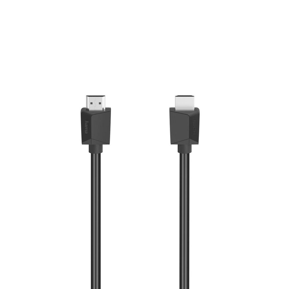 Hama HDMI-kaapeli, HDMI uros - HDMI uros, 4K, Ethernet, 0,75 m
