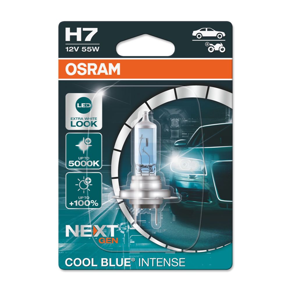 Osram CoolBlue Intense NextGen H7-polttimo 12V 55W