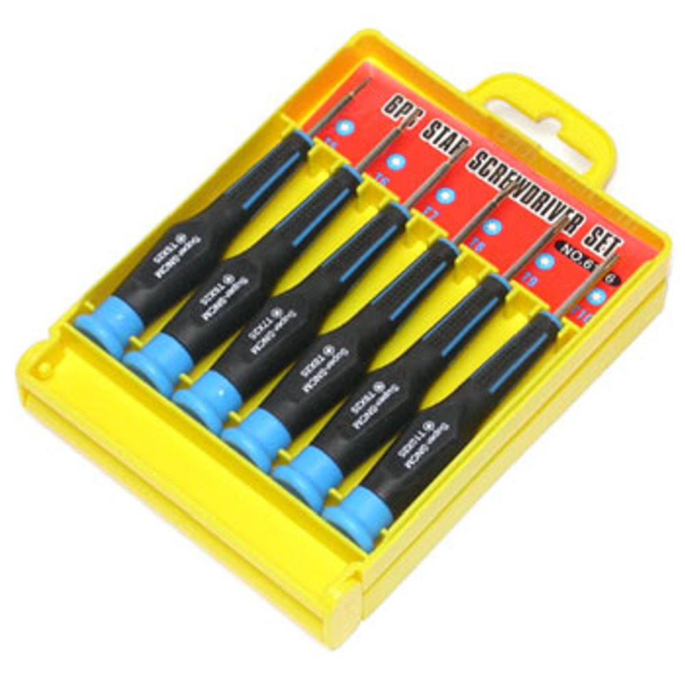MTX Tools Basic torx-precisionsskruvmejslar 6 delar