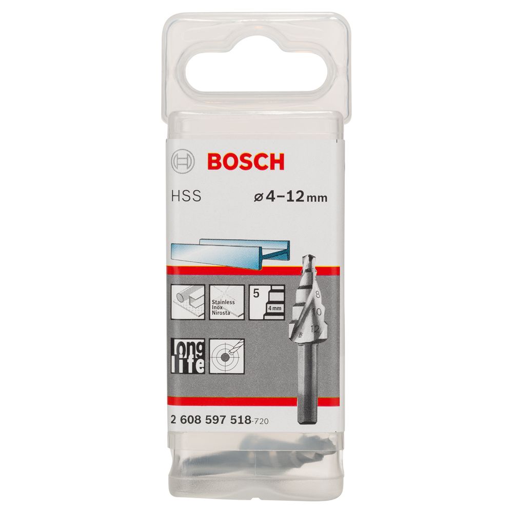 Bosch astmeline puur HSS 4 - 12 mm, 6.0 mm, 50 mm