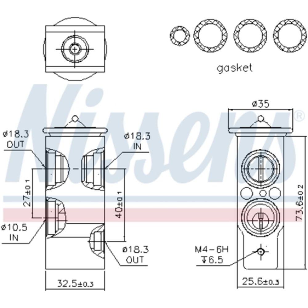 Expansionsventil, klimatanläggning 12-00363
