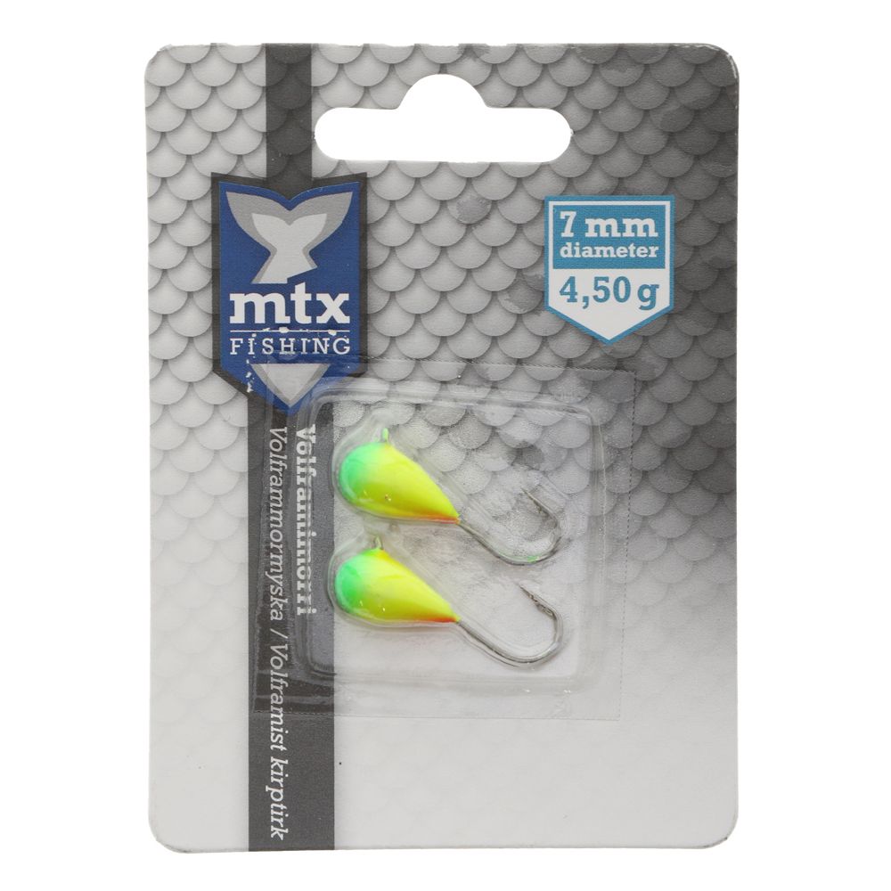 MTX Fishing Pisara volfram kirptirk, 7 mm, 4,5 g, 2 tk