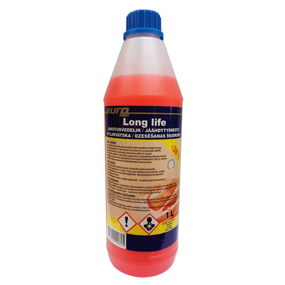 Jahutusvedelik LongLife punane 1 l 50%