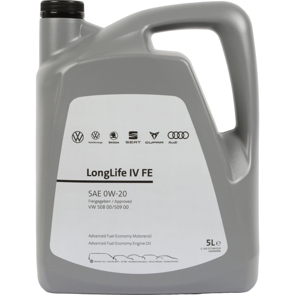 VAG LongLife IV FE 0W-20 VW 508 00/509 00 motorolja 5 L
