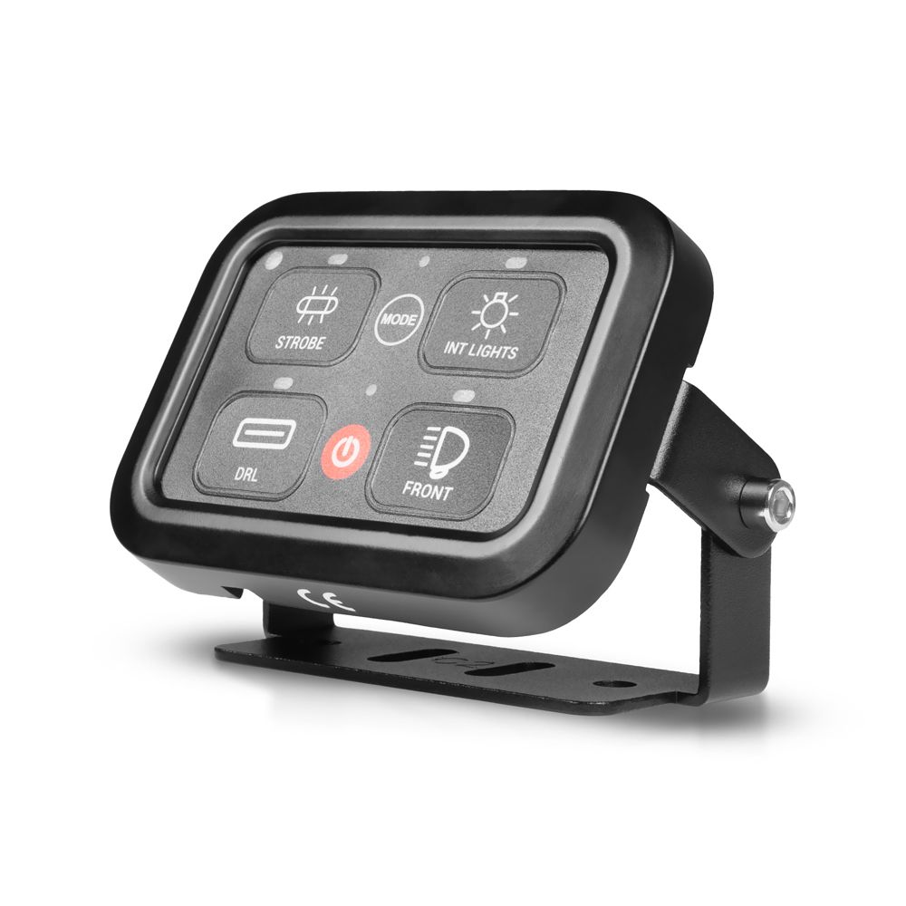 Purelux Multi-switch Dashboard Controller kytkinpaneeli 4 painiketta