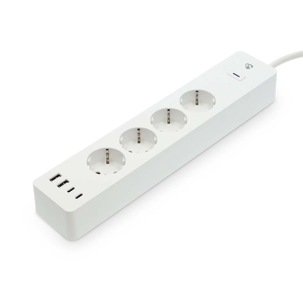 Nedis SmartLife grenuttag 4-vägs + USB-uttag