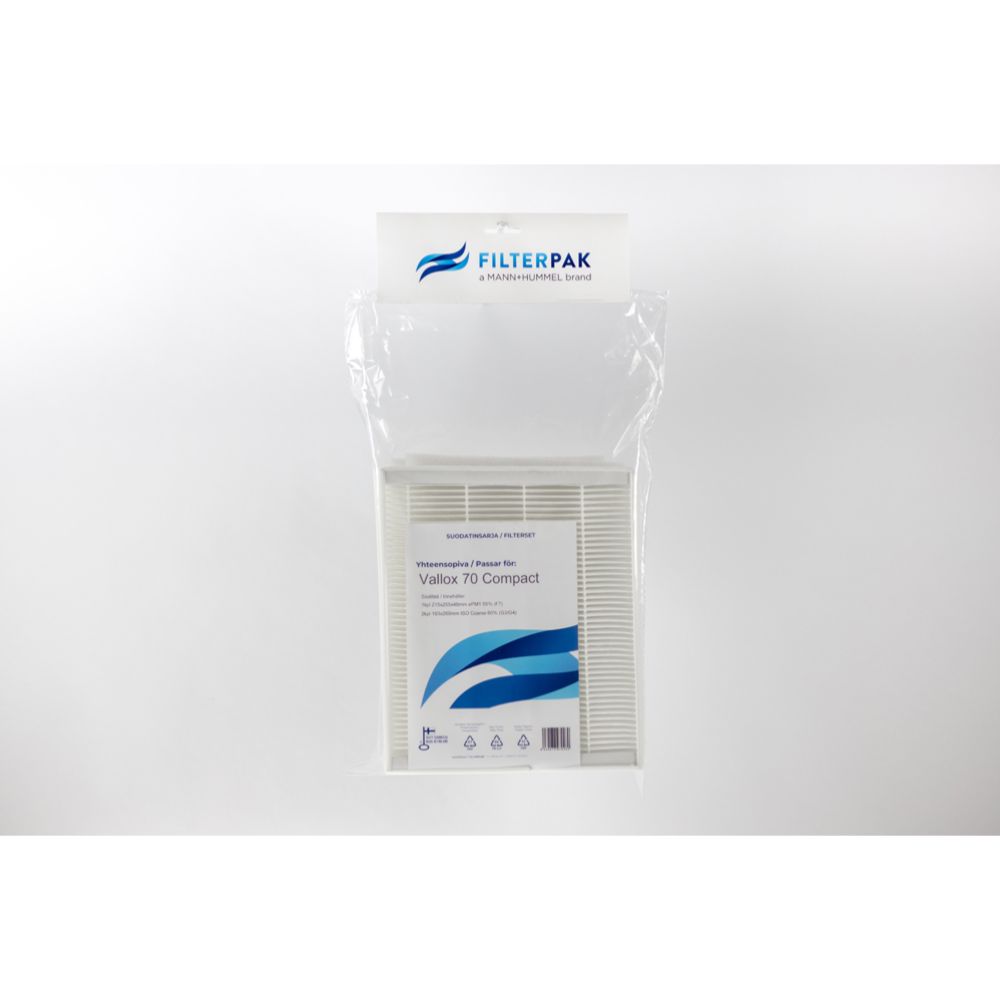 Filterpak Vallox 70 Compact pientalosuodatinpakkaus