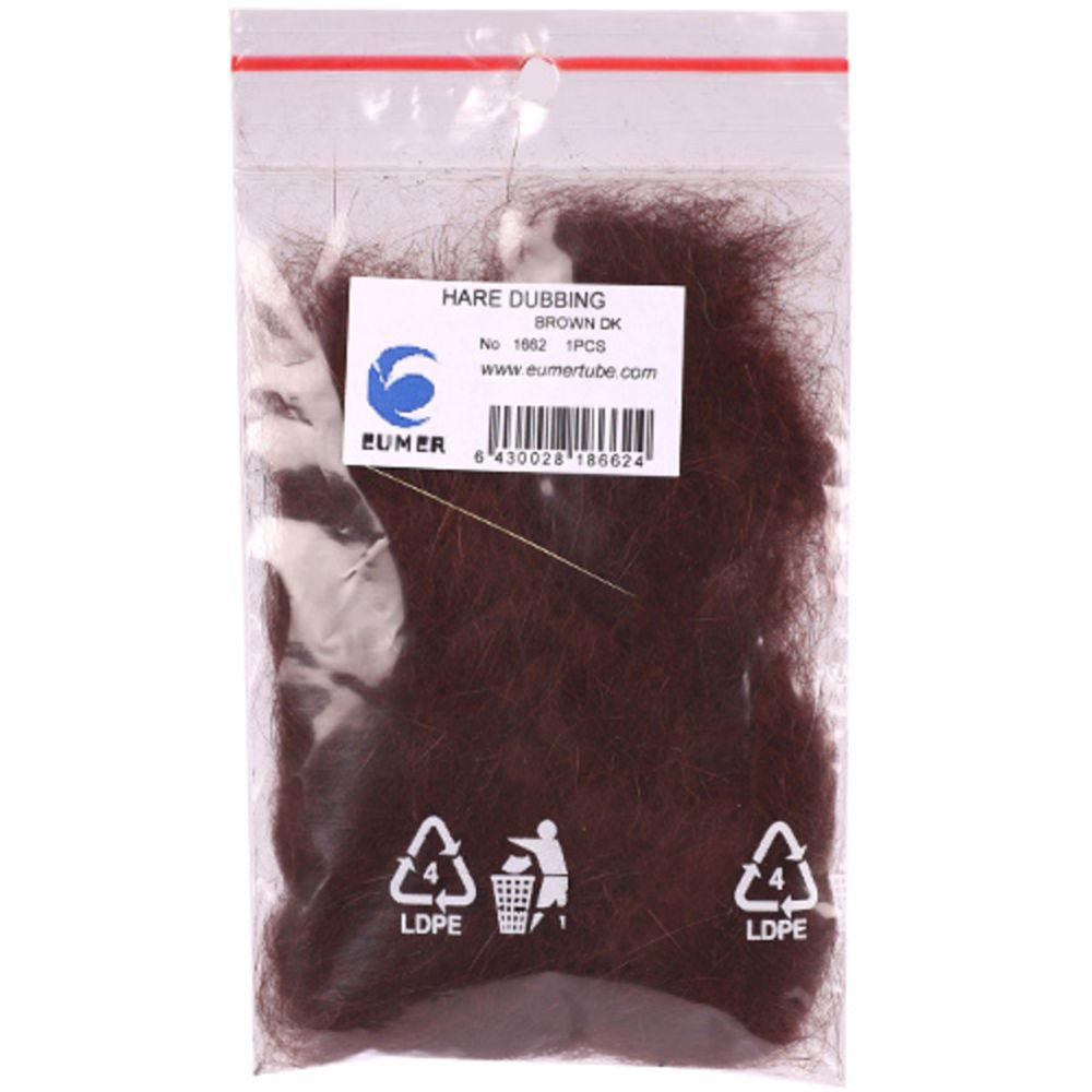 Jäniksenkarvadubbing väri: dark brown