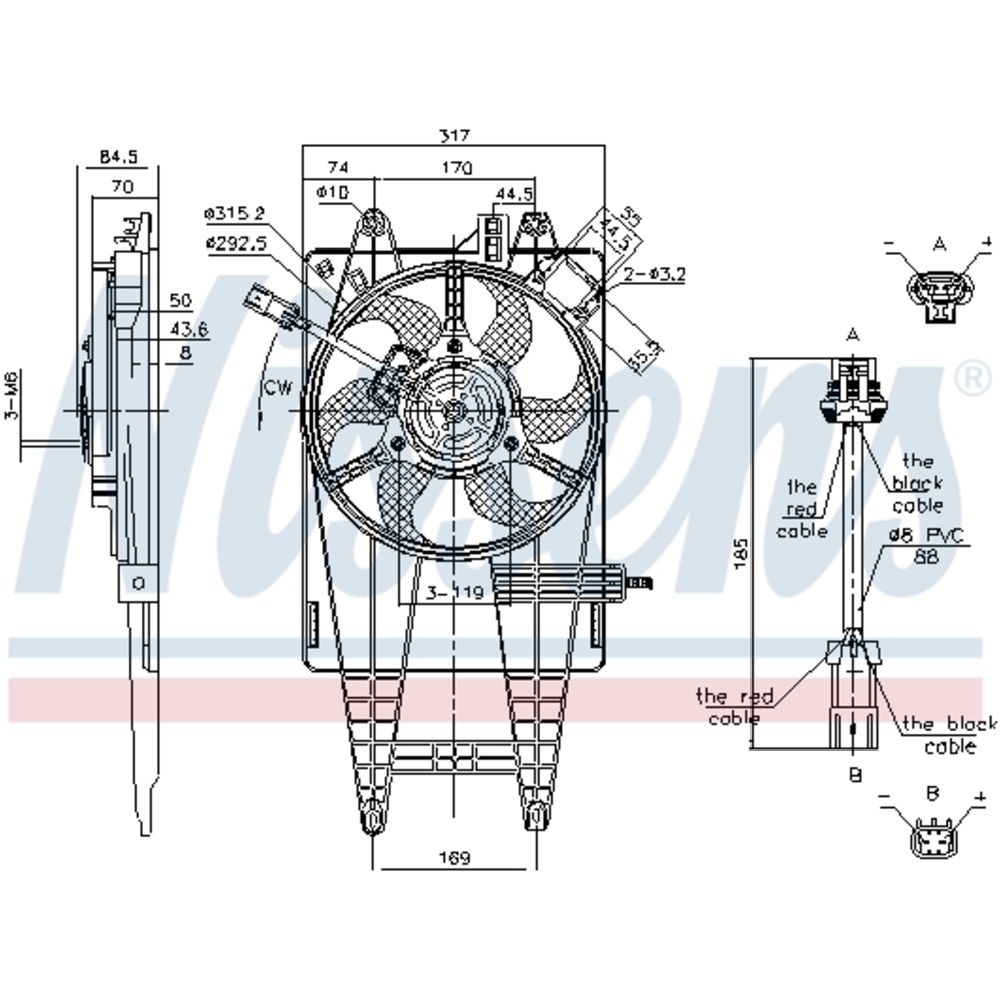 Mootorijahutuse ventilaator 13-1565