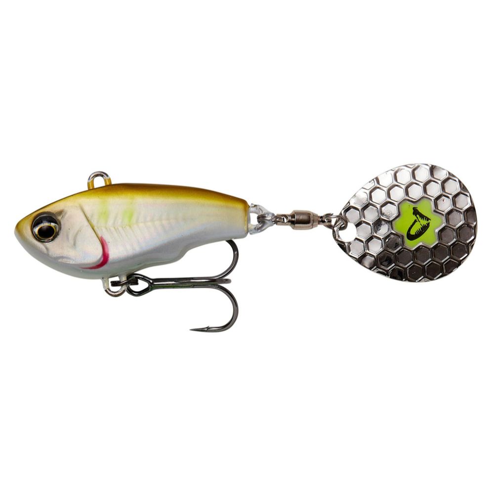 Savage Gear Fat Tail Spin lippauistin 8 cm 24 g väri: Black Magic