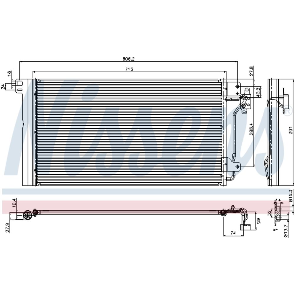 Kliimaseadme kondensaator 30-00522