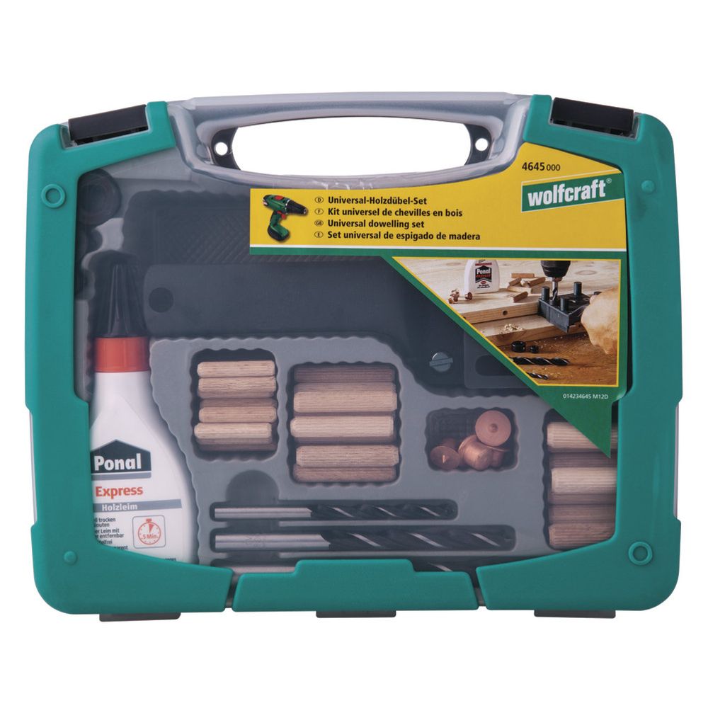 Wolfcraft® universal träpluggsats