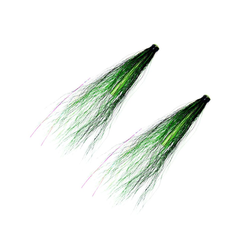 Eumer Putkiperho bucktailsiipi chartreuse 2 kpl