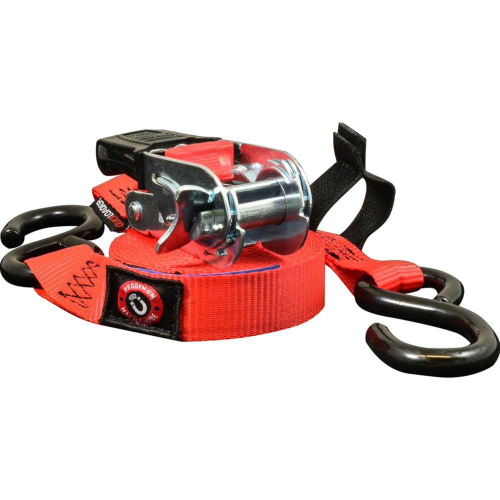 Quickloader lastspännare med magneter 800 kg 25 mm x 4,5 m